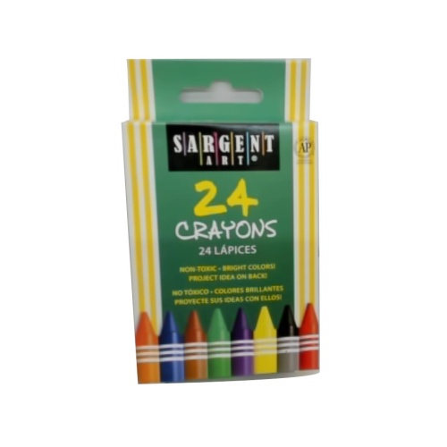Crayons 24pk. Sargent Art