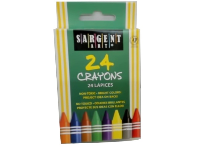 Crayons 24pk. Sargent Art