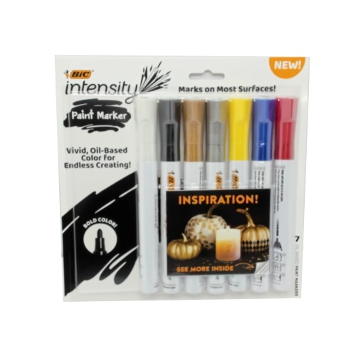 Paint Marker 7pk. Assorted Oil-Based Intensity Bic