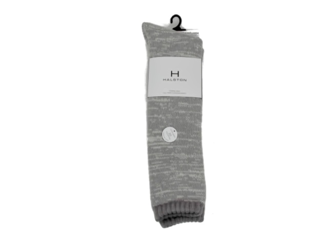 Socks Ladies Thermal Heat Grey Full Terry Cushioned Halston