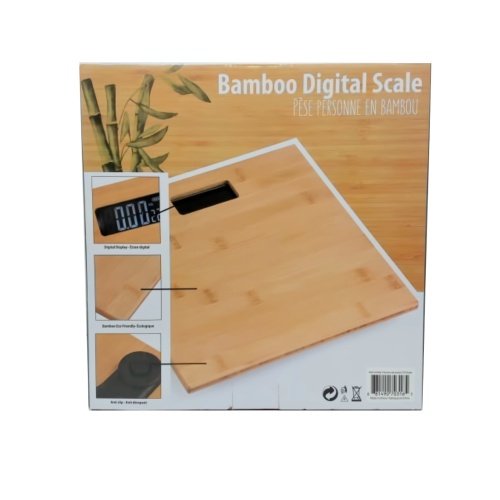 Bamboo digital body scale