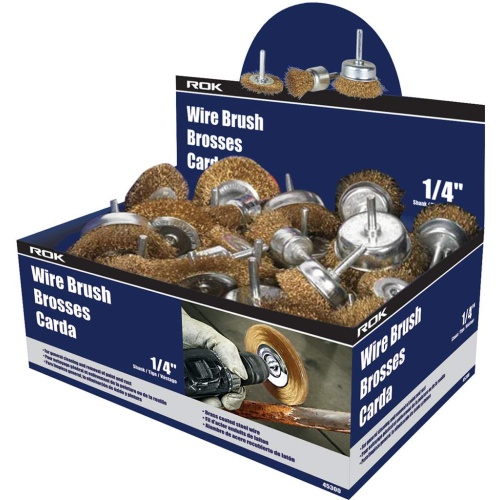 Wire wheel brush set 36 pc - sold individually