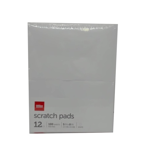 Scratch Pads 12pk. 5x8