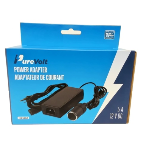 Power Adapter 12VDC 5A Pure Volt