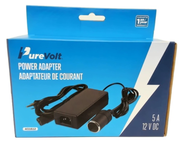Power Adapter 12VDC 5A Pure Volt