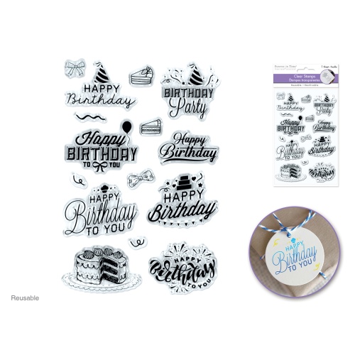 Clear Stamps: 4.3x6.3