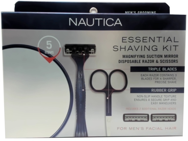 Shaving Kit Essential 5pc. Nautica