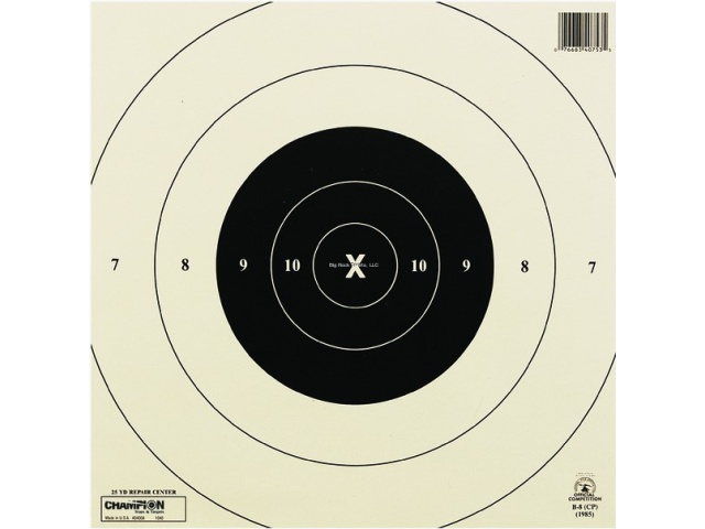 Paper Target 10.5 Bullseye 12Pk GB-8 Champion\
