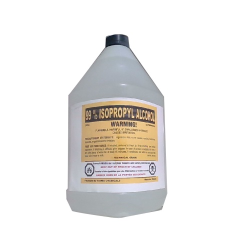 Isopropyl Alcohol 99% 4L Cleans Smokeware (Keep Behind Glass)