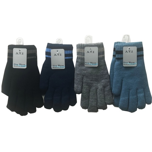 Gloves W/Fleece Lining Asst