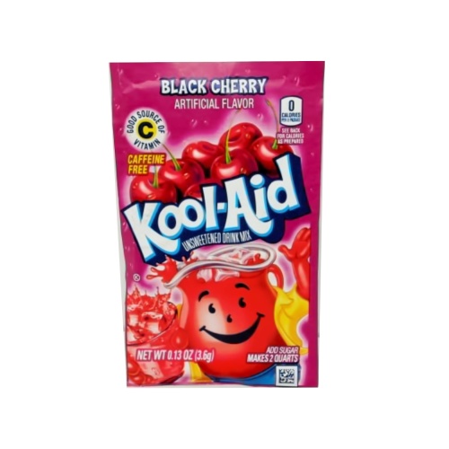 Kool-aid Drink Mix Black Cherry 3.6g.