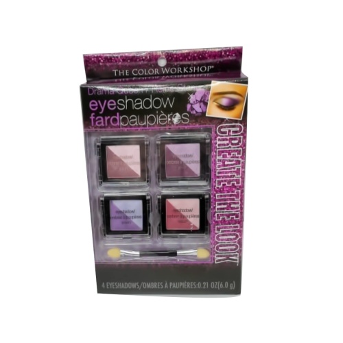Eye Shadow Kit Drama Queen 4pk. w/Brush The Color Workshop