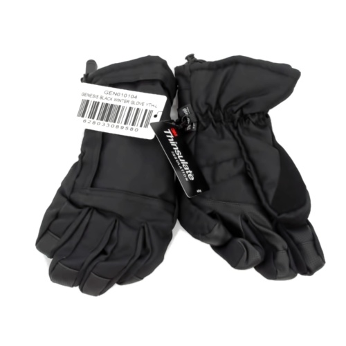 Winter Gloves Genesis Black Youth Large Thinsulate