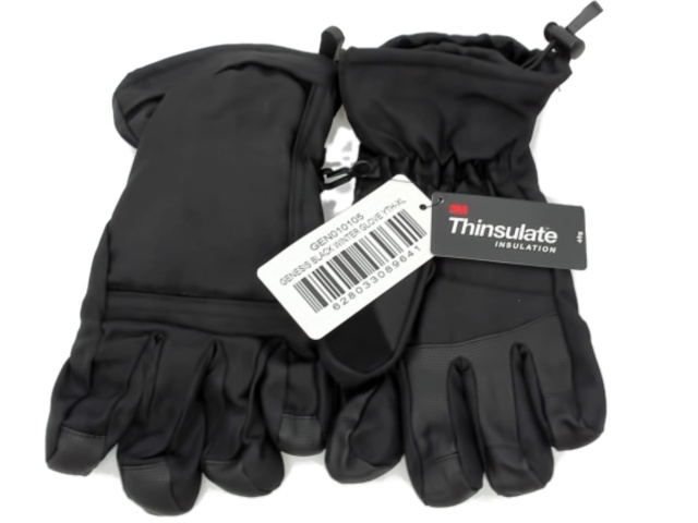 Winter Gloves Genesis Black Youth XL Thinsulate