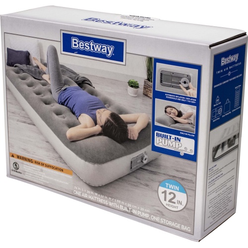 Twin Air Mattress With Pump (SPECIAL PRICE) (ENDCAP)