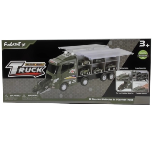 Die Cast Military Carrier Truck