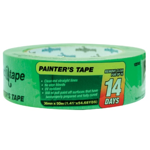 Painter's tape 1.5 inch 36mm x 50m green
