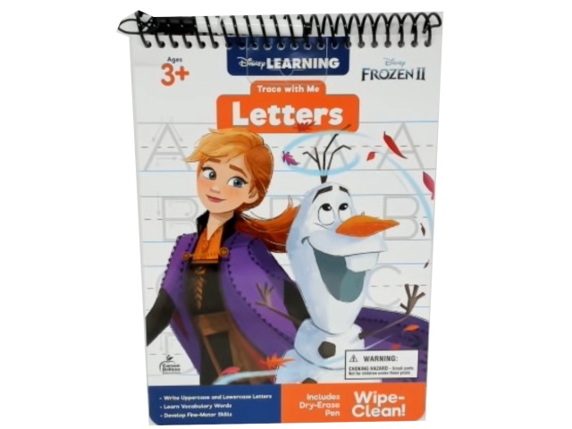Trace With Me Letter Frozen 2 Dry Erase w/Marker Disney Learning