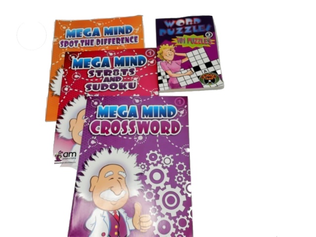Activity Books Ass\'t Mega Mind/Word Puzzles