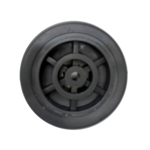 Rubber Wheel Black 2.5 1/4