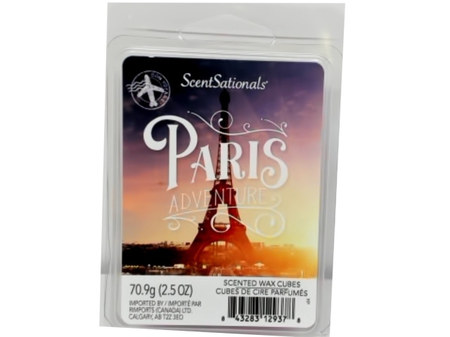 Wax Melts 2.5oz. Paris Adventure Scentsationals