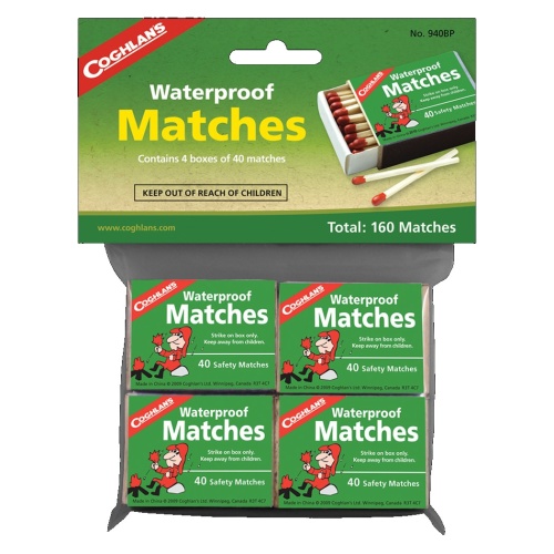 Waterproof Matches - Packaged