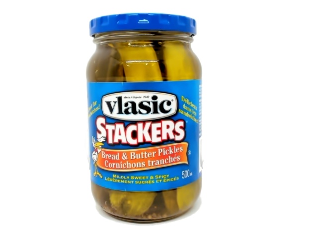 Bread & Butter Pickles 500ml Vlasic Stackers
