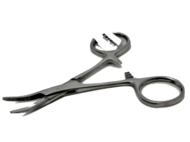 Forceps Curved 3.5 Stainless Steel\