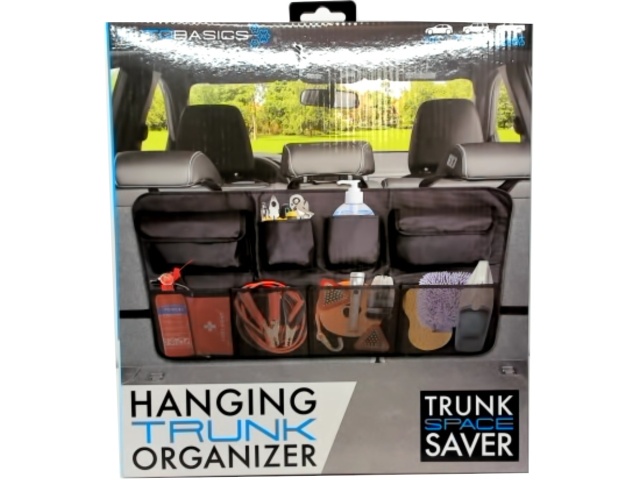 Hanging Trunk Organizer Auto Basics