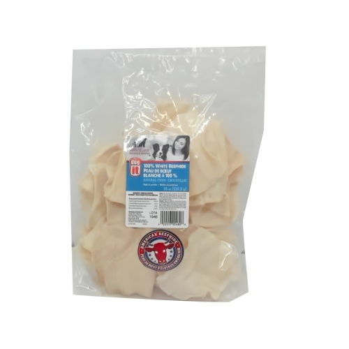 White Beefhide Natural Chips 18oz. Medium To Large Dogs Dog It