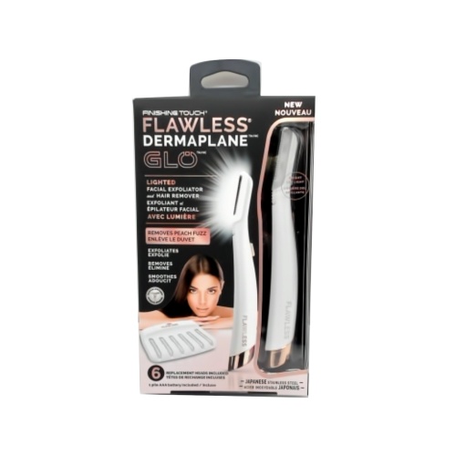 Flawless Dermaplace Glo Lighted Facial Exfoliator & Hair Remover
