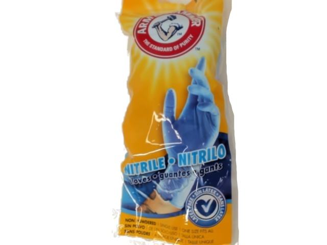 Nitrile Gloves 12pk. One Size Fit Sall Arm & Hammer