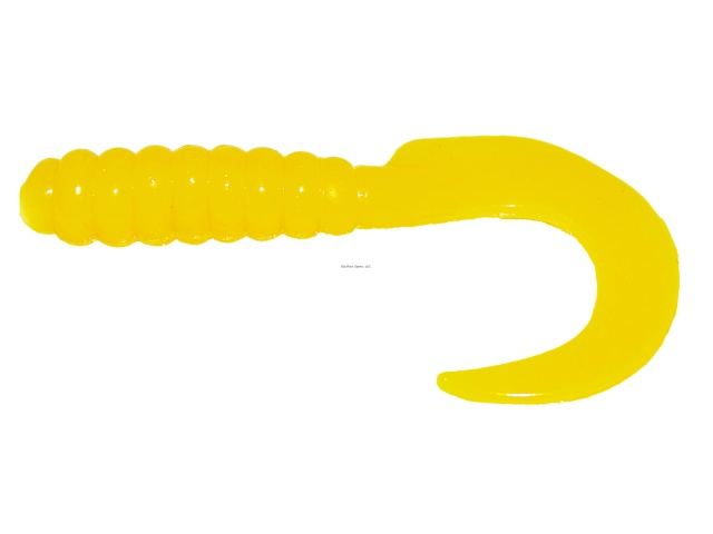 3 Curl Tail Grub Yellow 10 per pack\