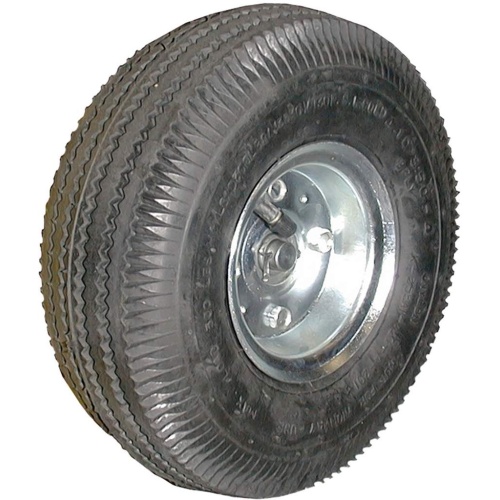 Tire pneumatic for hand truck with flat tread