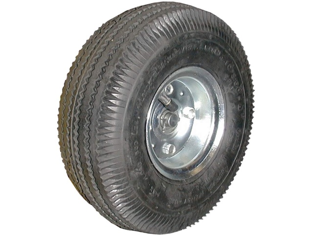 Tire pneumatic for hand truck with flat tread