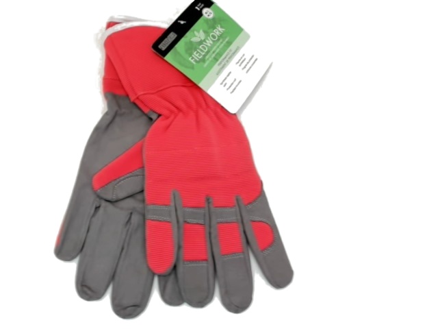 Gardening Gloves Ladies M/L Synthetic Leather Palm Fieldwork