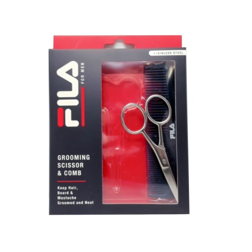 Grooming Scissor & Comb Set Fila For Men