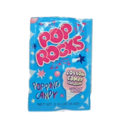 Pop Rocks Popping Candy Cotton Candy 9.5g.