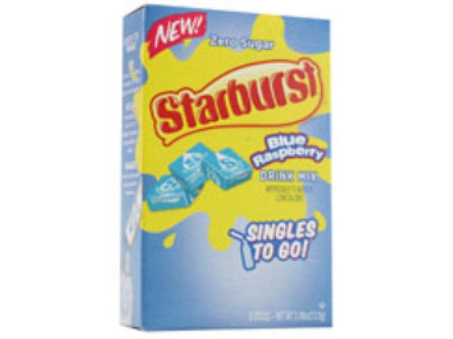 STARBURST SINGLES BLUE RASPBERRY 12/6CT
