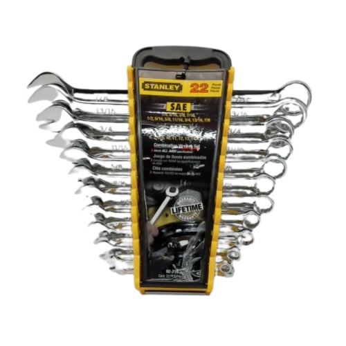 Combination Wrench Set 22pc. SAE & Metric Stanley