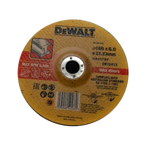 Metal Grinding Wheel 180x6.0x22.23mm Dewalt