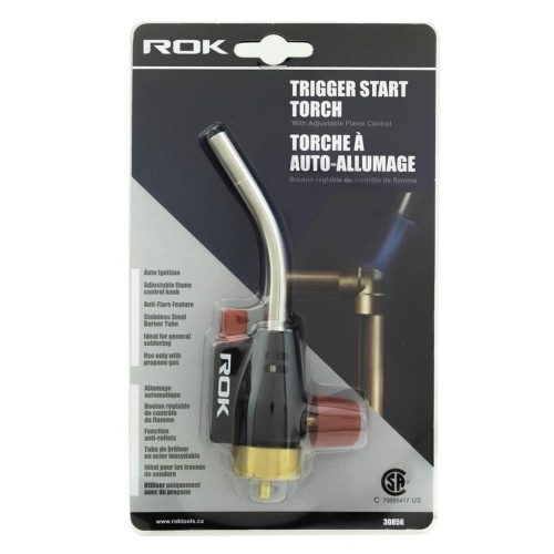 Trigger start torch with adjustable flame control - ideal for general soldering