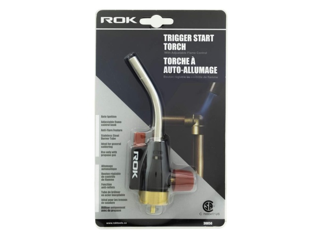 Trigger start torch with adjustable flame control - ideal for general soldering