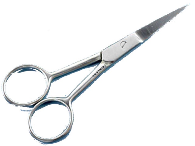 Scissors, open shank, 115mm 4.5, stainless\