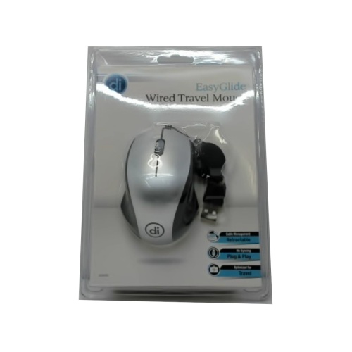 Wired Trabel Mouse Easy Glide
