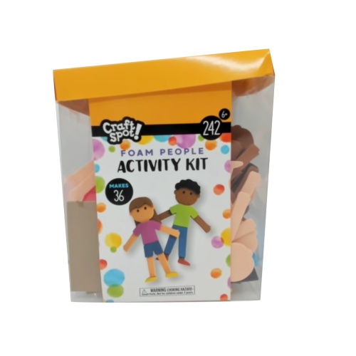 Activity Kit Makes 36 Foam People Craft Spot!