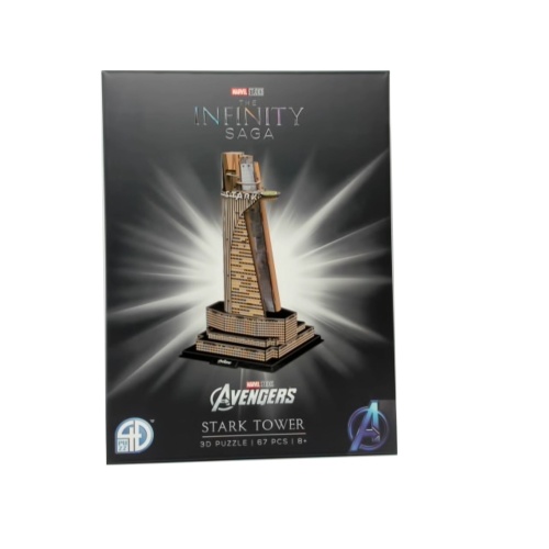 Cardstock Model Kit Infinity Saga Stark Tower 3d Puzzle 67pcs