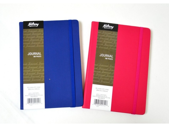 HILROY RUBBERIZED JOURNAL 196 PGS 8-1/8 x 5-1/2\