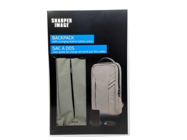 Backpack w/Charging Station Batter Pack Grey Shaper Image