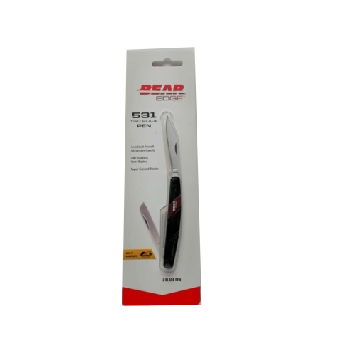 Two Blade Pen Knife 3 Anodized Aircraft Aluminum Bear Edge